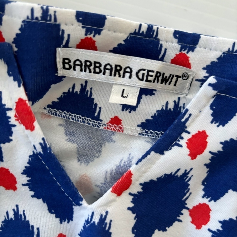 Barbara Gerwit Engineered Knit Split Neck Tunic T… - image 6